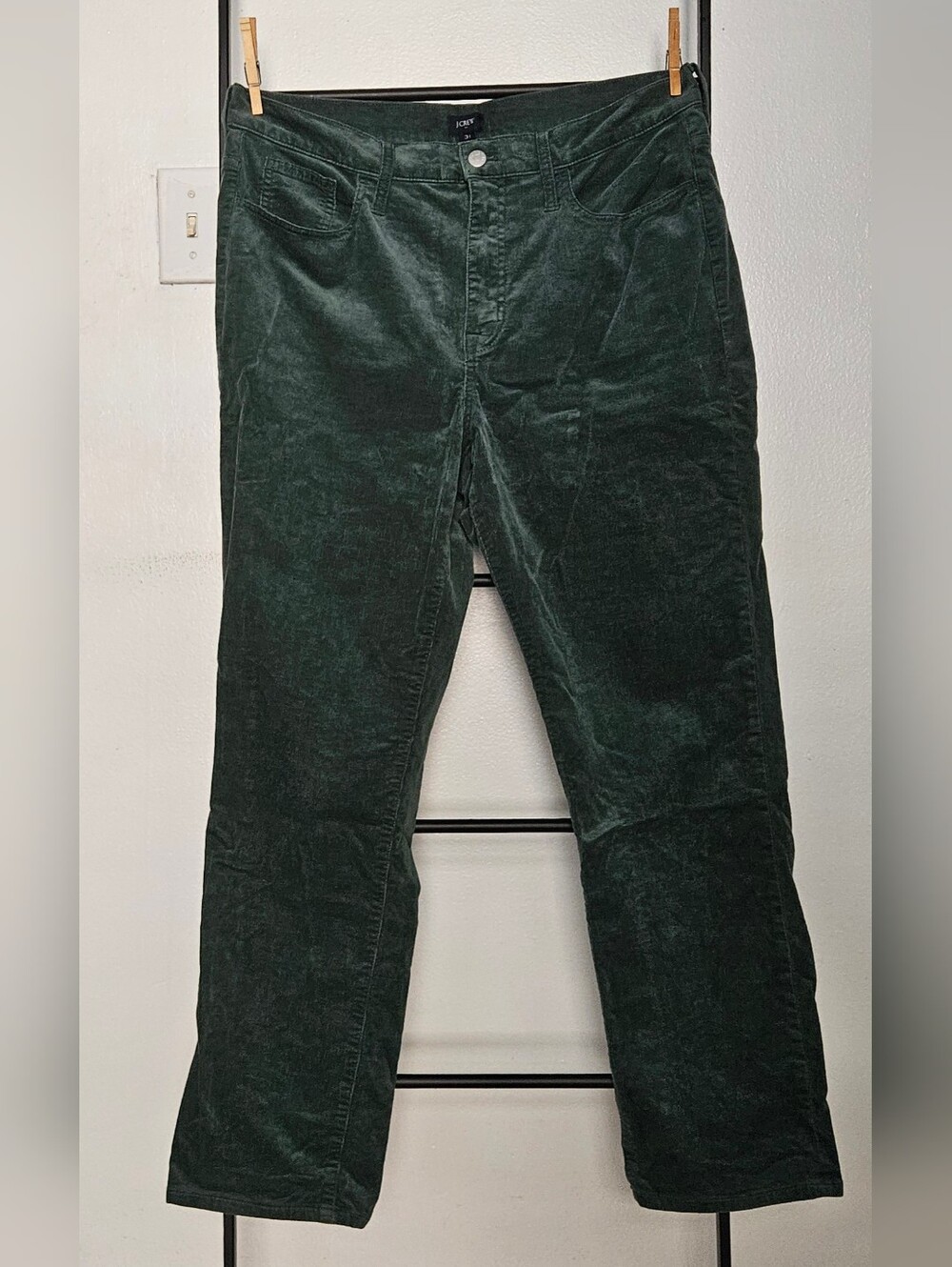 JCrew Deep Forest Green Corduroy Pants
